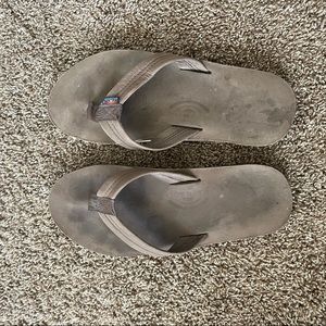 Rainbow Flip Flops